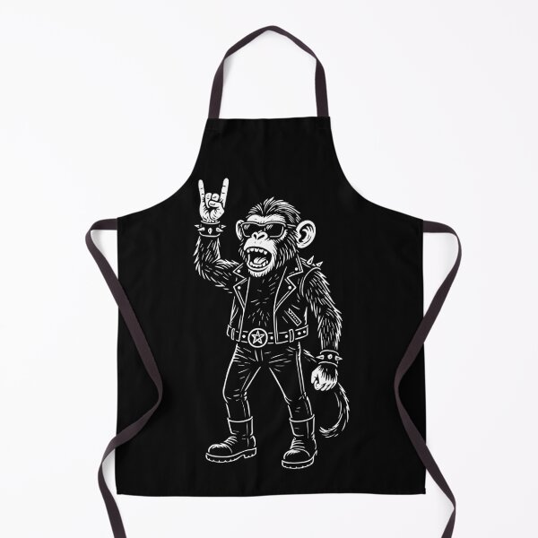 Item preview, Rock Music Heavy Metal Monkey Retro Man Woman designed and sold by LuminOrb.