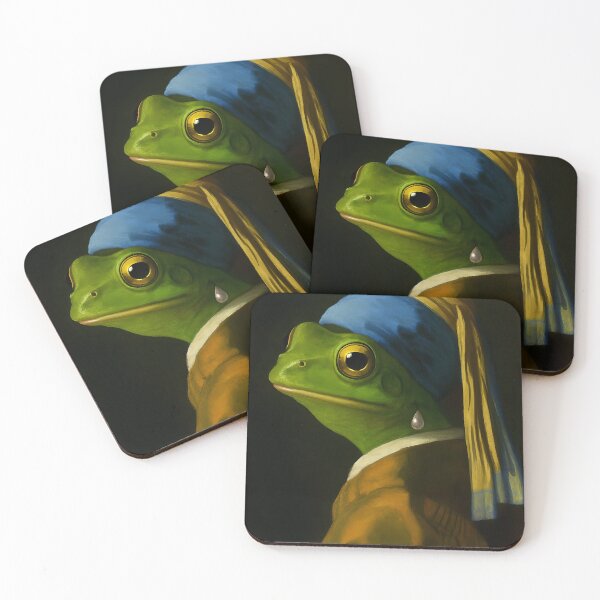 Item preview, Frog with the Pearl Earring  designed and sold by mysticexplorer.