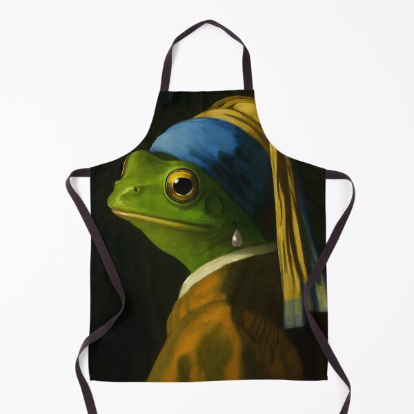 Item preview, Frog with the Pearl Earring designed and sold by mysticexplorer.