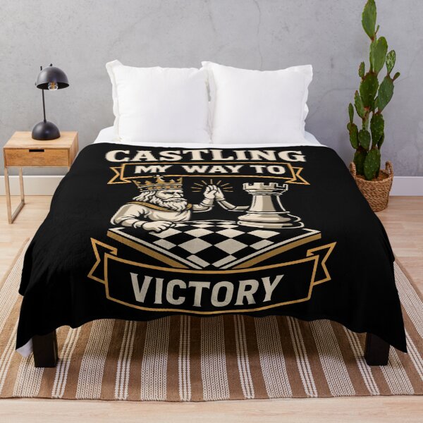 Item preview, Castling My Way To Victory Chess Players designed and sold by LuminOrb.