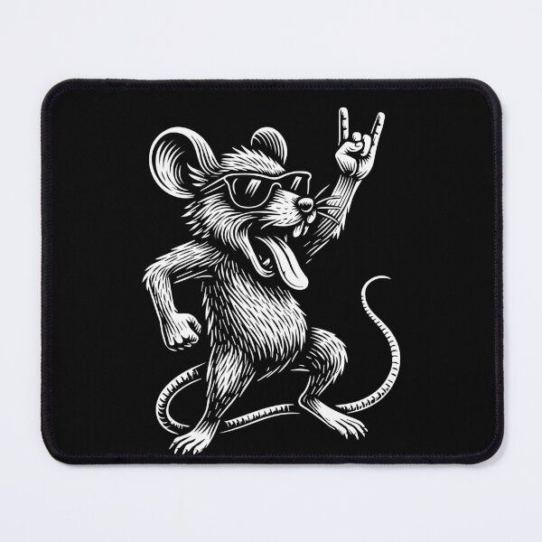 Item preview, Rock Music Funny Rat Heavy Metal Sign designed and sold by LuminOrb.