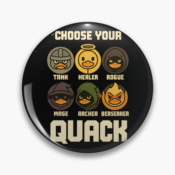 Item preview, Choose Your Quack – RPG Class Selection Duck Icons Shirt designed and sold by TeeTimeTreasure.