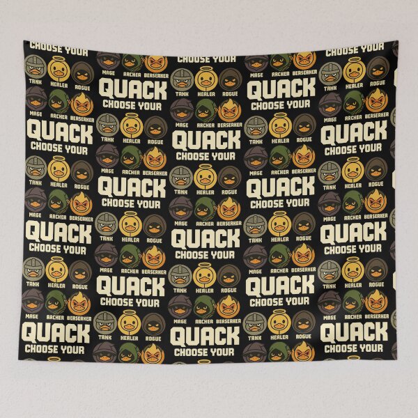 Item preview, Choose Your Quack – RPG Class Selection Duck Icons Shirt designed and sold by TeeTimeTreasure.