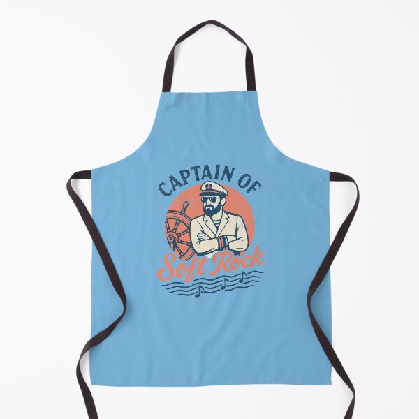 Item preview, Captain of Soft Rock Retro Nautical Yacht Rock Music Vibes designed and sold by chrisrivait.