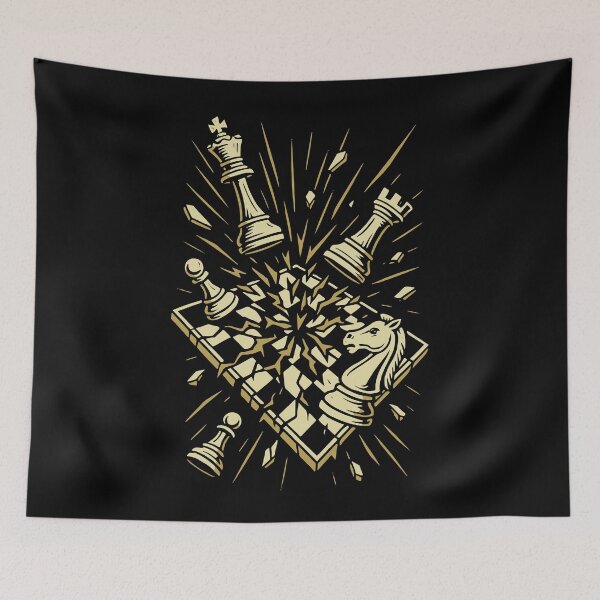 Item preview, Chess Explosion Masterpiece Board Game Enthusiasts designed and sold by LuminOrb.