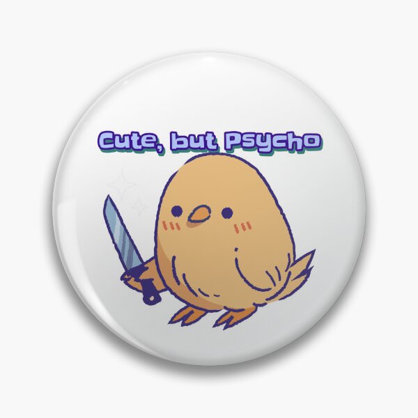Item preview, cute, but psycho designed and sold by Mertonopolis.