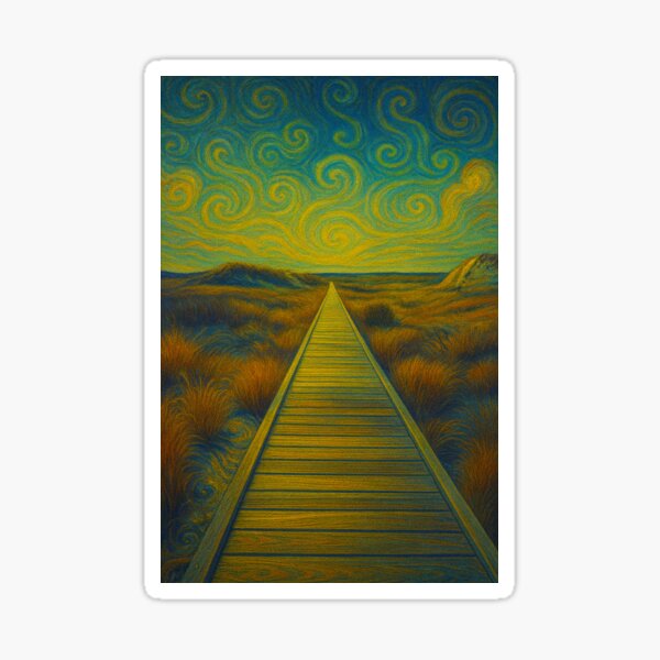 Item preview, Boardwalk through the dunes to the beach designed and sold by Froghole-Art.