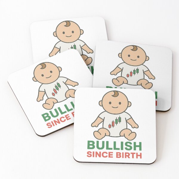 Item preview, Bullish Since Birth Baby Trader Meme designed and sold by Nuvijo.