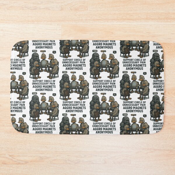Item preview, Aggro Magnets Anonymous – Funny RPG Tank Support Group Duck Shirt designed and sold by TeeTimeTreasure.