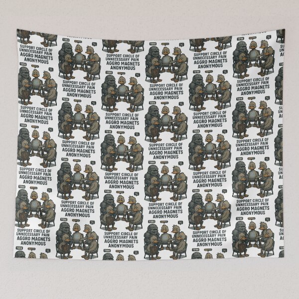 Item preview, Aggro Magnets Anonymous – Funny RPG Tank Support Group Duck Shirt designed and sold by TeeTimeTreasure.