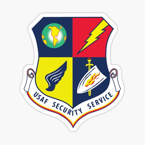 Item preview, USAF Security Service Logo designed and sold by Wildharegrafix.