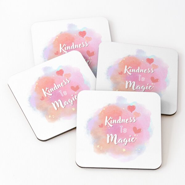 Item preview, Kindness is Magic – Cute Watercolor Positive Quote Design designed and sold by Cozyscribbles.
