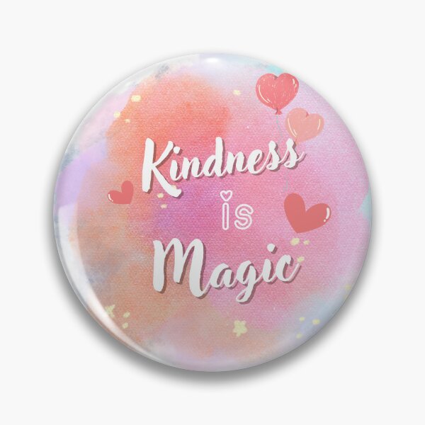 Item preview, Kindness is Magic – Cute Watercolor Positive Quote Design designed and sold by Cozyscribbles.