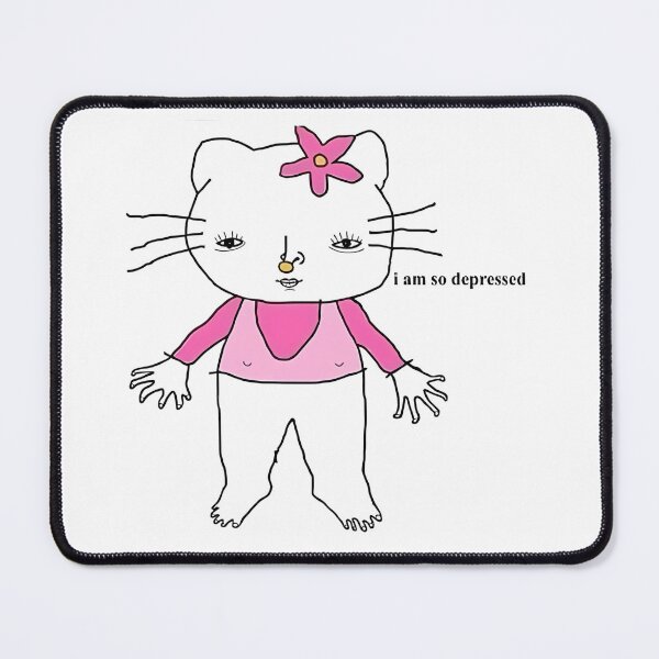 Item preview, depression hello kitty designed and sold by MarstaKola.
