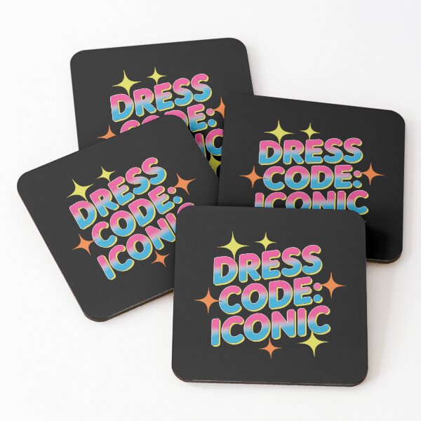 Item preview, Dress Code: Iconic – Bold Retro Neon designed and sold by MagicWander.