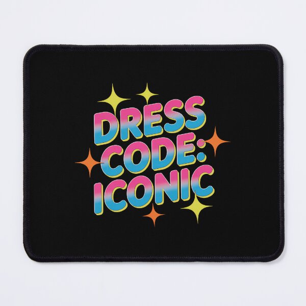 Item preview, Dress Code: Iconic – Bold Retro Neon designed and sold by MagicWander.