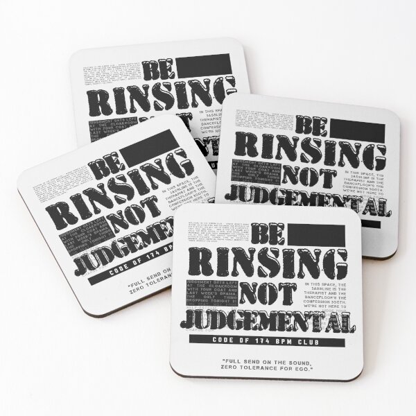 Item preview, Be Rinsing Not Judgemental - 174BPM club designed and sold by WULFLAND ARTS.