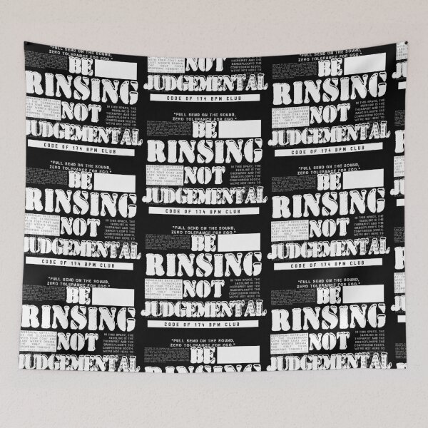 Item preview, Be Rinsing Not Judgemental - 174BPM club designed and sold by WULFLAND ARTS.