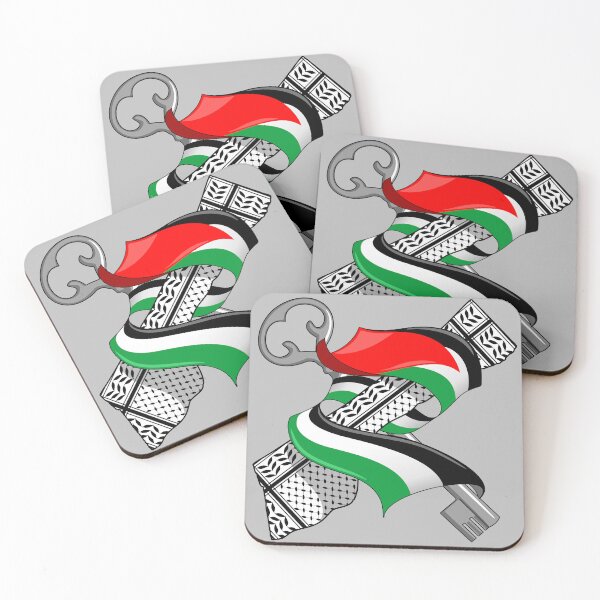 Item preview, Palestine Flag Wrapped around Gaza Map and Keffiyeh designed and sold by BluedarkArt.