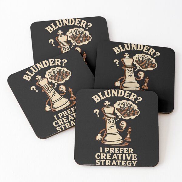 Item preview, Blunder? I Prefer Creative Strategy Chess Fun designed and sold by LuminOrb.