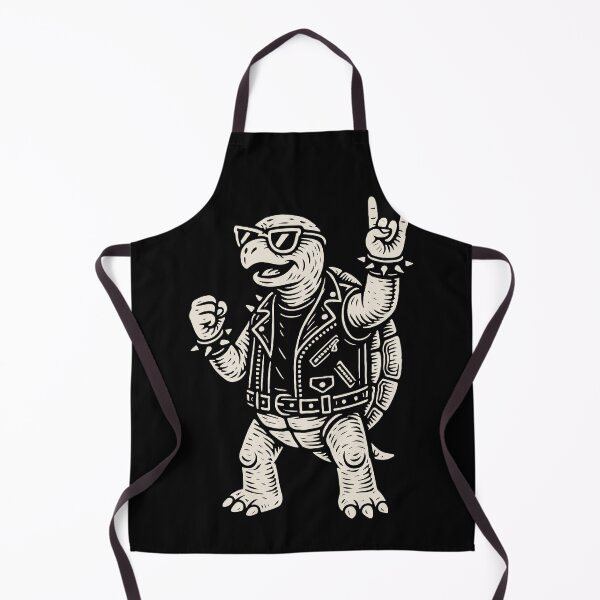 Item preview, Rock Musik Turtle Funny Heavy Metal Retro designed and sold by LuminOrb.