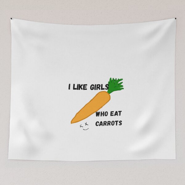 Item preview, I Like Girls Who Eat Carrots – Louis Tomlinson One Direction Meme Design designed and sold by MartynaMakes.