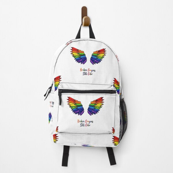 Item preview, Rainbow Crayon Wings – Broken Crayons Still Color Motivational designed and sold by pixelated_echoes.