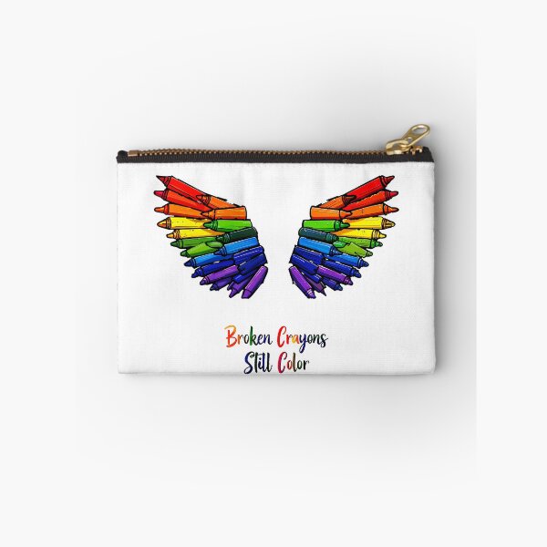 Item preview, Rainbow Crayon Wings – Broken Crayons Still Color Motivational  designed and sold by pixelated_echoes.