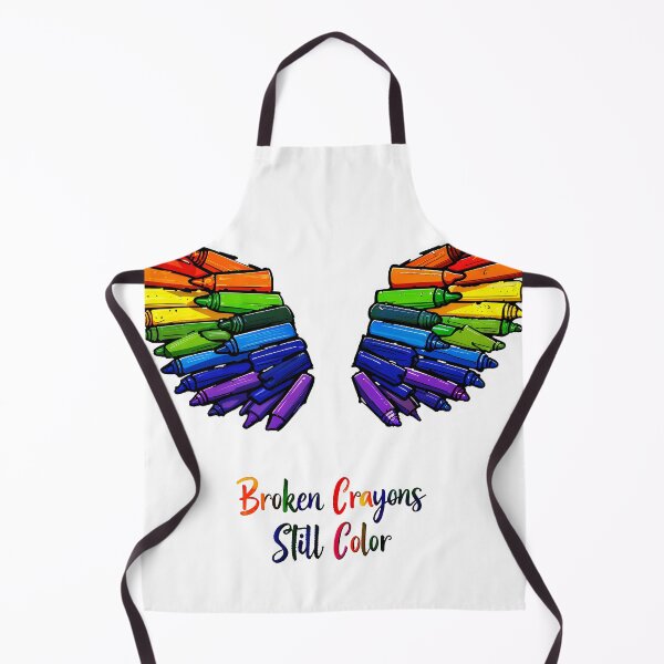 Item preview, Rainbow Crayon Wings – Broken Crayons Still Color Motivational designed and sold by pixelated_echoes.
