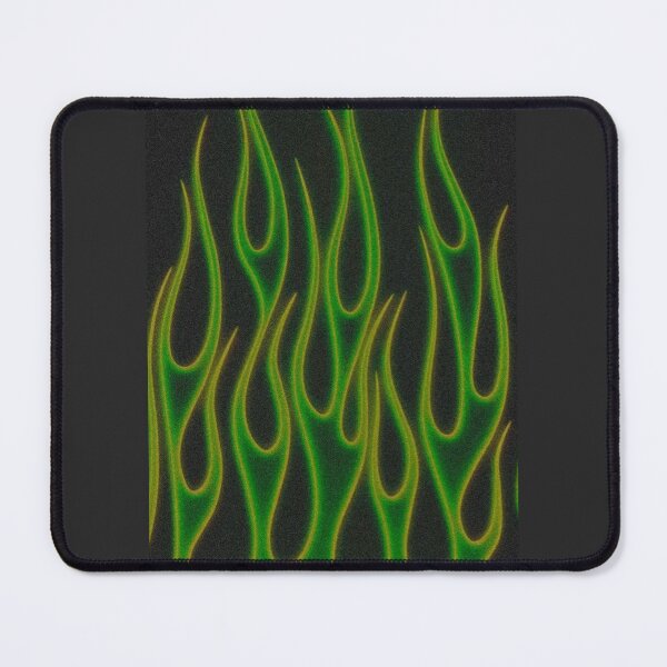 Item preview, Green flames graphic designed and sold by BrontesWhimsyStore.