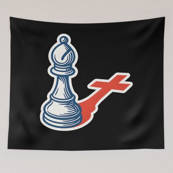 Item preview, Chess Player Funny Bishop Shadow Design designed and sold by LuminOrb.