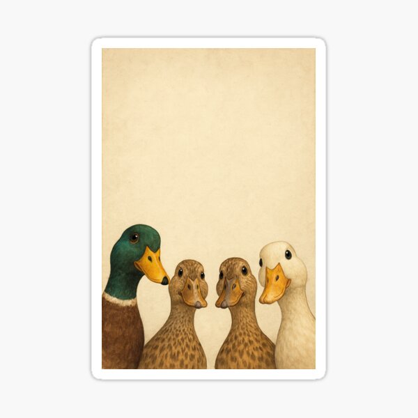 Item preview, Curious Ducks designed and sold by t4treasures23.