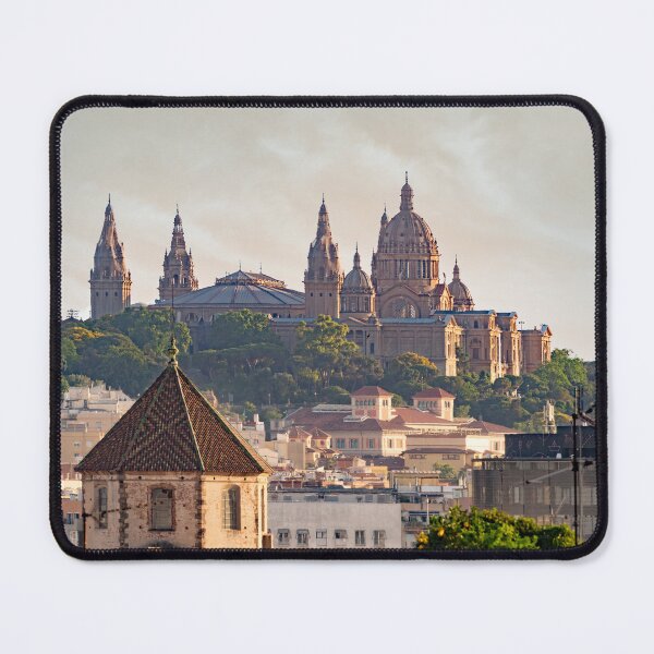 Item preview, National Art Museum of Catalonia, Barcelona at sunset designed and sold by bailey-cooper.