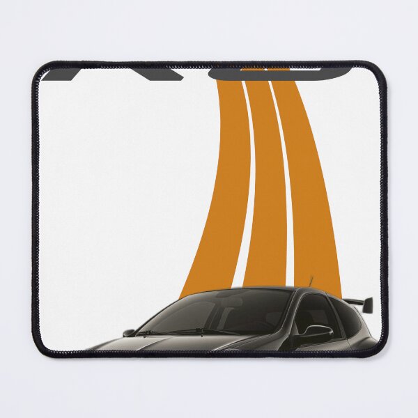Item preview, Small stanced car with yellow lines aesthetic designed and sold by Driven Icons Prints.