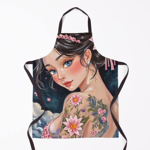 Item preview, Enchanting Blue-Eyed Beauty: Floral Elegance designed and sold by Skyla007.