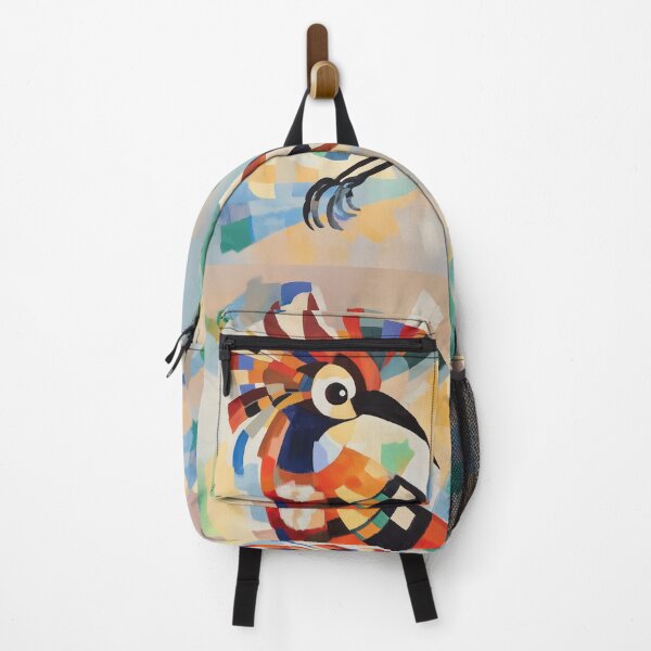 Item preview, Vibrant Abstract Hoopoe Bird design with Colorful Geometric Shapes designed and sold by HEMRO.