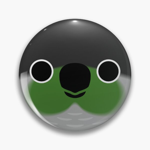 Item preview, The face of a Green-cheeked parakeet designed and sold by INKOYADO.