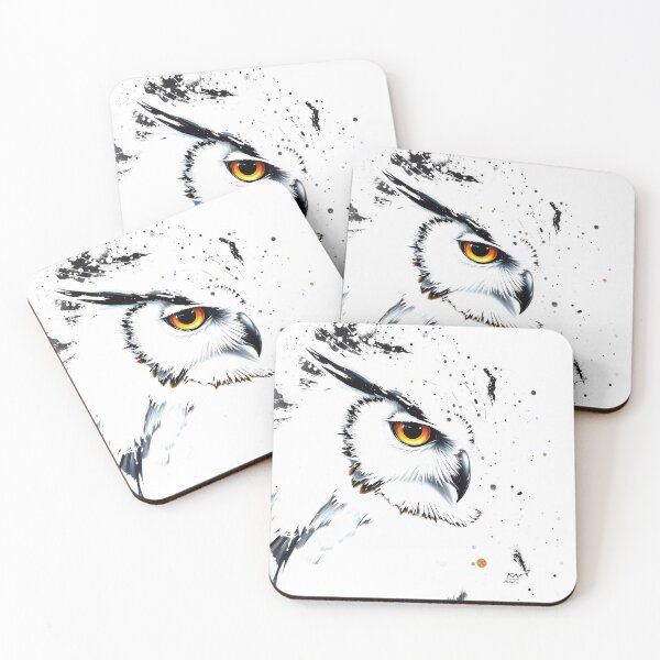 Item preview, White & black owl designed and sold by nataliakuruch.