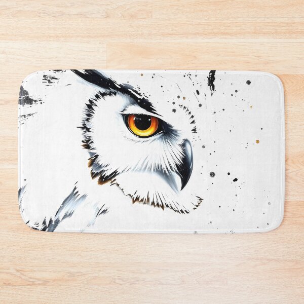 Item preview, White & black owl designed and sold by nataliakuruch.