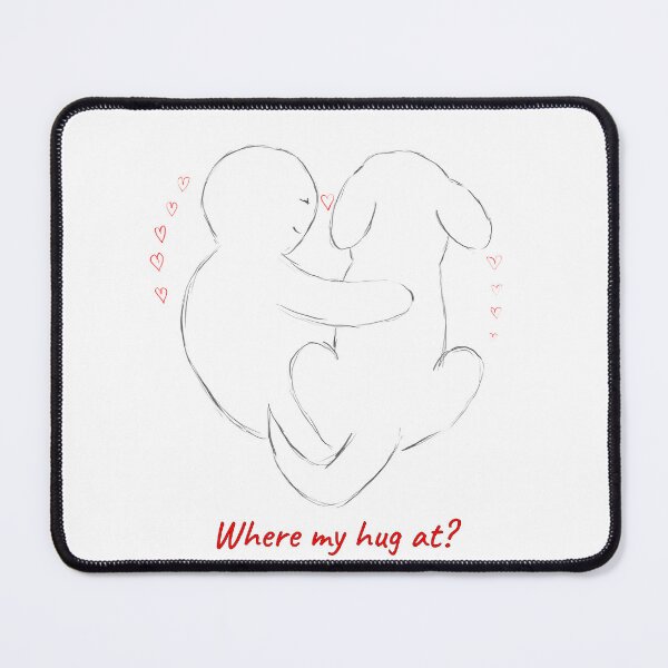 Item preview, Where My Hug At? Cute Dog Hug Sketch designed and sold by ARS ORBA .