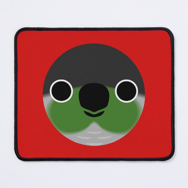 Item preview, The face of a Green-cheeked parakeet designed and sold by INKOYADO.