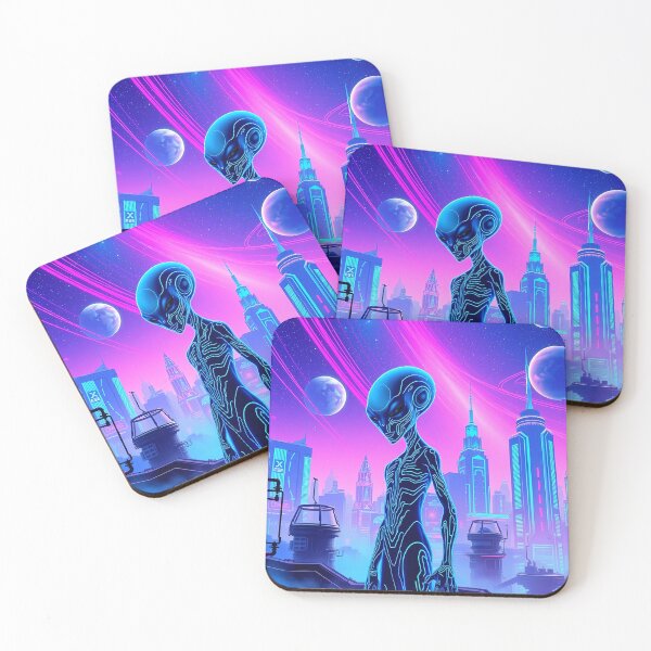 Item preview, Neon Visitor designed and sold by AlienButterfly.