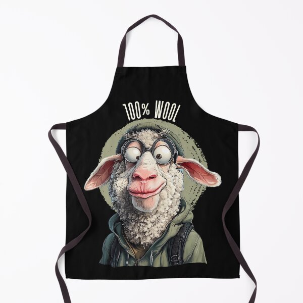 Item preview, Funny Sheep 100 Percent Wool Design for Animal Lovers designed and sold by MTJ-Mushrooms.