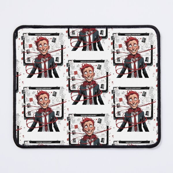 Item preview, Overthinking in Progress – Detective Wall Humor Brainstorm Design designed and sold by TheTeeSpark.