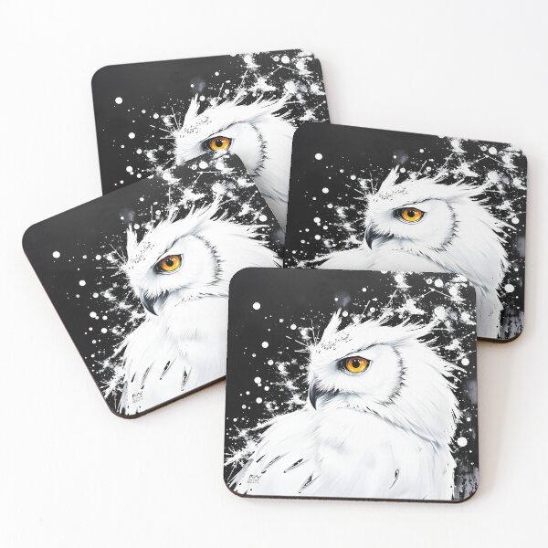 Item preview, White & black owl designed and sold by nataliakuruch.