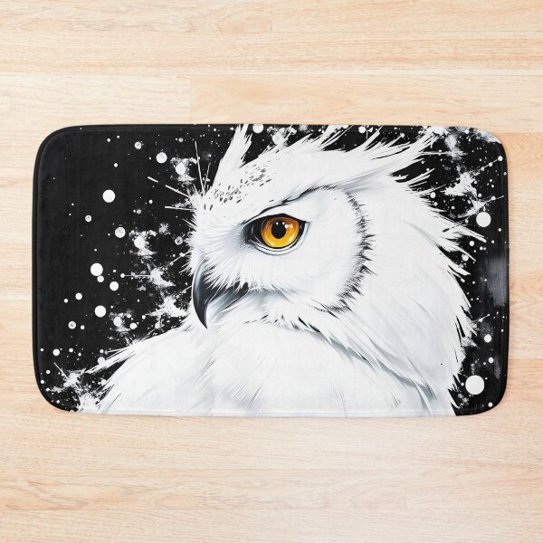 Item preview, White & black owl designed and sold by nataliakuruch.