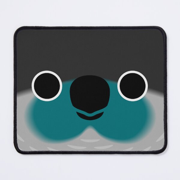 Item preview, The face of a Turquoise Green-cheeked parakeet designed and sold by INKOYADO.