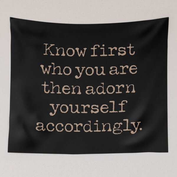 Item preview, Know who you are then adorn yourself accordingly. v.1 designed and sold by x1brett.