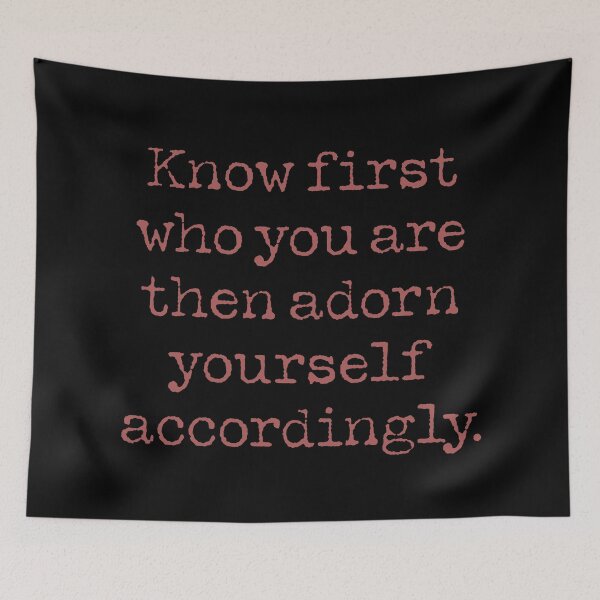 Item preview, Know who you are then adorn yourself accordingly. v.2 designed and sold by x1brett.