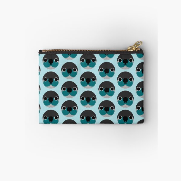 Item preview, The face of a Turquoise Green-cheeked parakeet designed and sold by INKOYADO.